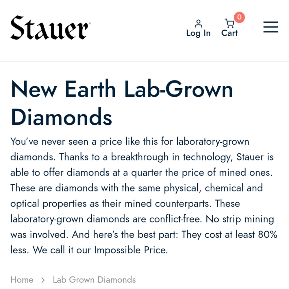 Staur 3.5ct Earth Grown Lab Diamond Heart Engagement Ring - Picture 2 of 9